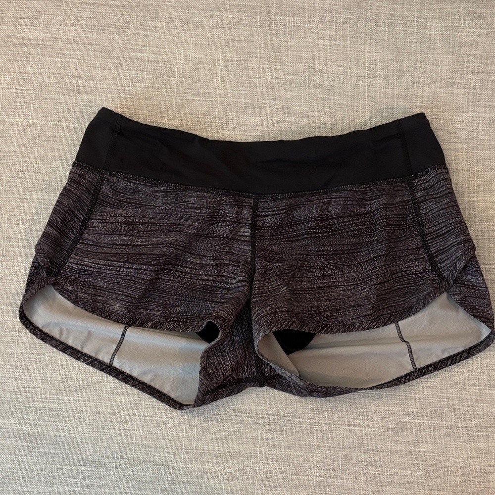 Lululemon Women's Black Speed Up Shorts